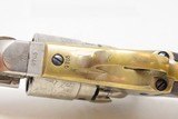 1873 mfr Antique COLT M1862 POCKET NAVY .38 Rimfire NICKEL Finish FIRE BLUE With Sharp STAGECOACH ROBBERY CYLINDER SCENE! - 15 of 20