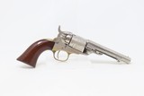 1873 mfr Antique COLT M1862 POCKET NAVY .38 Rimfire NICKEL Finish FIRE BLUE With Sharp STAGECOACH ROBBERY CYLINDER SCENE! - 17 of 20