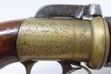 SANDERS SELFACTING PISTOL LEICESTER Antique English PEPPERBOX Revolver .36
BRITISH Double Action BAR HAMMER with ACCESSORIES - 17 of 21