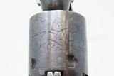 Pre-CIVIL WAR Cased Antique COLT Model 1849 POCKET w Robbery Cylinder Scene Inscribed to “JAs MERCER” on the Frame - 15 of 24