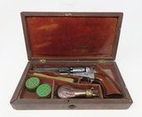 Pre-CIVIL WAR Cased Antique COLT Model 1849 POCKET w Robbery Cylinder Scene Inscribed to “JAs MERCER” on the Frame - 3 of 24