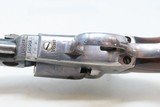 Pre-CIVIL WAR Cased Antique COLT Model 1849 POCKET w Robbery Cylinder Scene Inscribed to “JAs MERCER” on the Frame - 18 of 24