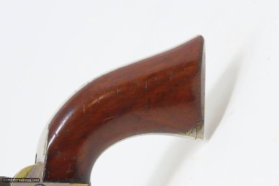 Antique CIVIL WAR Era COLT Pocket NAVY .38 RF CONVERSION Revolver HOLSTERVERY NICE Originally Made in 1862 ROUND BARREL - Image 6 of 23