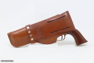 Antique CIVIL WAR Era COLT Pocket NAVY .38 RF CONVERSION Revolver HOLSTERVERY NICE Originally Made in 1862 ROUND BARREL - Image 3 of 23