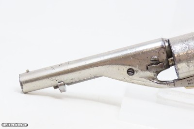 Antique CIVIL WAR Era COLT Pocket NAVY .38 RF CONVERSION Revolver HOLSTERVERY NICE Originally Made in 1862 ROUND BARREL - Image 8 of 23