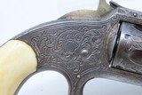 LD NIMSCHKE Signed ENGRAVED Antique SMITH & WESSON Number 1-1/2 .32 ANTIQUE GOLD, SILVER, IVORY INSCRIBED “Floyd Reynolds” - 14 of 20