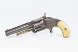 LD NIMSCHKE Signed ENGRAVED Antique SMITH & WESSON Number 1-1/2 .32 ANTIQUE GOLD, SILVER, IVORY INSCRIBED “Floyd Reynolds” - 2 of 20