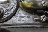 1841 Antique ASA WATERS U.S. M1836 .54 Military DRAGOON FLINTLOCK PistolSTANDARD ISSUE of the MEXICAN-AMERICAN WAR - 6 of 18