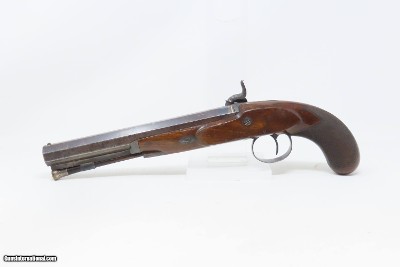 BRACE of Antique WOOD & SON Percussion DUELING PISTOLS .60 British DUELERSBeautiful MATCHED PAIR of ENGRAVED DUELERS - Image 17 of 25
