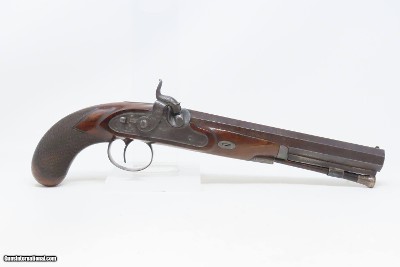 BRACE of Antique WOOD & SON Percussion DUELING PISTOLS .60 British DUELERSBeautiful MATCHED PAIR of ENGRAVED DUELERS - Image 3 of 25