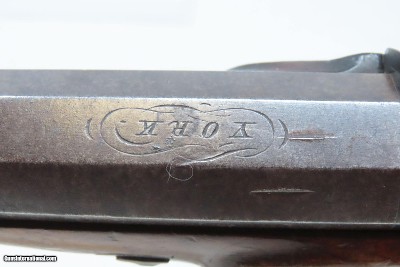 BRACE of Antique WOOD & SON Percussion DUELING PISTOLS .60 British DUELERSBeautiful MATCHED PAIR of ENGRAVED DUELERS - Image 12 of 25