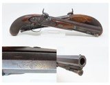 BRACE of Antique WOOD & SON Percussion DUELING PISTOLS .60 British DUELERS
Beautiful MATCHED PAIR of ENGRAVED DUELERS - 1 of 25