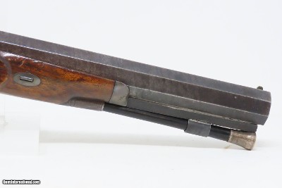 BRACE of Antique WOOD & SON Percussion DUELING PISTOLS .60 British DUELERSBeautiful MATCHED PAIR of ENGRAVED DUELERS - Image 24 of 25