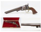 Cased CIVIL WAR WILD WEST Antique COLT M1851 NAVY .36 Revolver GUNFIGHTER PERCUSSION REVOLVER Manufactured in 1861 - 1 of 25