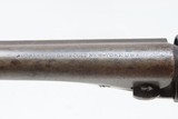 Scarce EARLY CIVIL WAR 1861 Antique COLT M1862 POLICE .38 RF ConversionFIRST YEAR PRODUCTION Conversion Revolver in .38 RF - 10 of 19