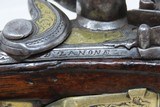 ITALIAN Antique LANONE Pistol .54 Caliber FLINTLOCK Engraved Ornate 1700s
18th Century Sidearm Decorated with Busts - 6 of 18