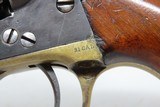 c1871 mfr. Antique COLT Model 1849 POCKET Revolver Cased .31 cal. WILD WEST With Stagecoach Robbery Cylinder Scene! - 9 of 24