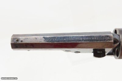 c1871 mfr. Antique COLT Model 1849 POCKET Revolver Cased .31 cal. WILD WEST With Stagecoach Robbery Cylinder Scene! - Image 16 of 24
