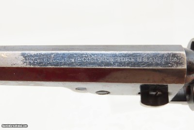 c1871 mfr. Antique COLT Model 1849 POCKET Revolver Cased .31 cal. WILD WEST With Stagecoach Robbery Cylinder Scene! - Image 15 of 24