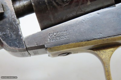 c1871 mfr. Antique COLT Model 1849 POCKET Revolver Cased .31 cal. WILD WEST With Stagecoach Robbery Cylinder Scene! - Image 10 of 24