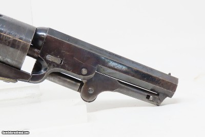c1871 mfr. Antique COLT Model 1849 POCKET Revolver Cased .31 cal. WILD WEST With Stagecoach Robbery Cylinder Scene! - Image 24 of 24