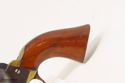 c1871 mfr. Antique COLT Model 1849 POCKET Revolver Cased .31 cal. WILD WEST With Stagecoach Robbery Cylinder Scene! - Image 6 of 24