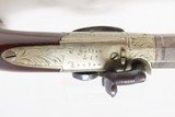 CASED BRACE of ENGRAVED GERMAN SILVER PISTOLS by BOLTON British .45 Antique Mid-19th Century Gentleman’s Sidearms Dueling - 12 of 25