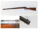 c1910 mfr. WINCHESTER Model 1892 Lever Action TAKEDOWN RIFLE .25-20 WCF C&R Octagonal Barrel, Crescent Butt Plate - 1 of 21