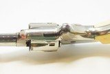 Antique COLT NEW LINE .22 RF 7-Shot Pocket Revolver ANTIQUE IVORY GRIPSSELF DEFENSE Revolver with NICKEL Plating - 13 of 18