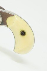 Antique COLT NEW LINE .22 RF 7-Shot Pocket Revolver ANTIQUE IVORY GRIPSSELF DEFENSE Revolver with NICKEL Plating - 3 of 18