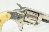 Antique COLT NEW LINE .22 RF 7-Shot Pocket Revolver ANTIQUE IVORY GRIPSSELF DEFENSE Revolver with NICKEL Plating - 17 of 18
