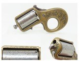 Scarce ENGRAVED Antique JAMES REID “My Friend” .22 Revolver KNUCKLE DUSTER
1870s Era BRASS KNUCKLE - PISTOL Combination