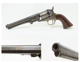 CIVIL WAR Era MANHATTAN FIRE ARMS CO. Series II Percussion “NAVY” Revolver5-Shot Revolver with Multi-Panel CYLINDER SCENE - 1 of 18