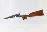 GOVT INSPECTED Antique U.S. COLT Model 1860 “Four Screw” w/SHOULDER STOCKMade Circa 1861, First Year of American Civil War - 1 of 22