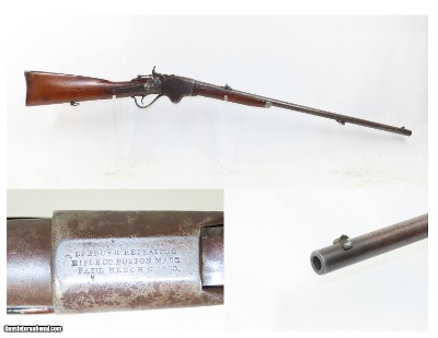 Antique SPENCER SPORTING RIFLE .45 Rimfire Conversion from Military Rifle
Civil War Rifle Made into Frontier Weapon