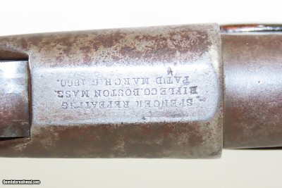 Antique SPENCER SPORTING RIFLE .45 Rimfire Conversion from Military RifleCivil War Rifle Made into Frontier Weapon - Image 8 of 18