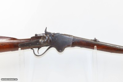 Antique SPENCER SPORTING RIFLE .45 Rimfire Conversion from Military RifleCivil War Rifle Made into Frontier Weapon - Image 4 of 18