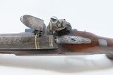 ENGRAVED BRACE of STEPHENS FLINTLOCK Pistols DUELING OFFICER LONDON Antique Gold, Silver, Platinum Large Bore - 10 of 25