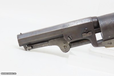 c1853 ANTEBELLUM Antique Pre-CIVIL WAR COLT M1849 POCKET Revolver FRONTIERPre-Civil War Revolver Used into the WILD WEST - Image 8 of 23