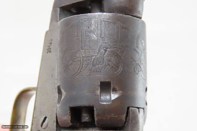c1853 ANTEBELLUM Antique Pre-CIVIL WAR COLT M1849 POCKET Revolver FRONTIERPre-Civil War Revolver Used into the WILD WEST - Image 14 of 23
