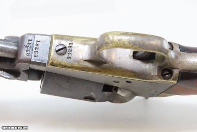 c1853 ANTEBELLUM Antique Pre-CIVIL WAR COLT M1849 POCKET Revolver FRONTIERPre-Civil War Revolver Used into the WILD WEST - Image 18 of 23