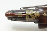 SPANISH PATILLA MIQUELET Pistol w Belt Hook & Bust Décor .69 cal
Engraved Early-19th Century Carved Miquelet Conversion Pistol - 12 of 16