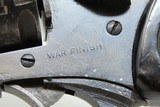 WORLD WAR II British WEBLEY & SCOTT Mark IV .38-200 WAR FINISH Revolver C&R DOUBLE ACTION Revolver “WAR FINISH” on LEFT FRAME - 6 of 22