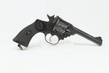 WORLD WAR II British WEBLEY & SCOTT Mark IV .38-200 WAR FINISH Revolver C&R DOUBLE ACTION Revolver “WAR FINISH” on LEFT FRAME - 19 of 22