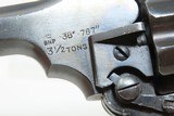 SINGAPORE POLICE FORCE Webley & Scott MK 4 Top Break DOUBLE ACTION Revolver Backstrap Marked “SPF/2744” by Singapore Police - 8 of 25