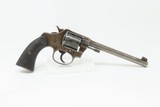 1921 Mfg. COLT Double Action POLICE POSITIVE TARGET Model .22 Revolver C&RFirst Issue TARGET REVOLVER w/6-Inch Barrel - 15 of 18