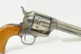 c1882 Antique COLT FRONTIER SIX-SHOOTER SAA .44-40 WCF Model 1873 RevolverBlack Powder Frame Single Action Army, Etched Panel Barrel - 18 of 19