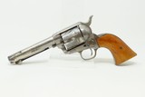 c1882 Antique COLT FRONTIER SIX-SHOOTER SAA .44-40 WCF Model 1873 RevolverBlack Powder Frame Single Action Army, Etched Panel Barrel - 2 of 19