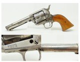 c1882 Antique COLT FRONTIER SIX-SHOOTER SAA .44-40 WCF Model 1873 RevolverBlack Powder Frame Single Action Army, Etched Panel Barrel - 1 of 19