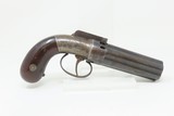 c1850s Antique MANHATTAN PEPPERBOX Revolver Engraved 6-Shot .32 CaliberCivil War, Gold Rush, Wild West - 13 of 16